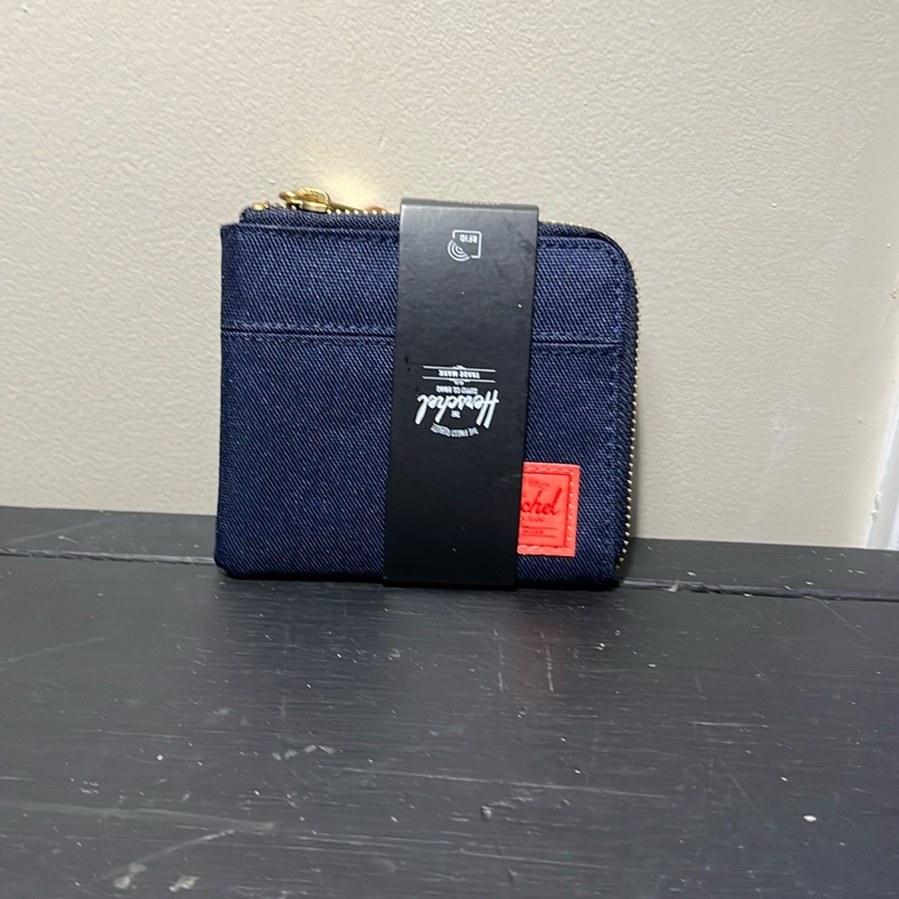 Blue wallet